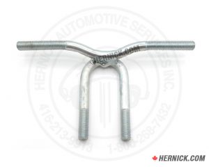 Zinc-plated heavy-duty steel chain and axle adjustment bracket.
