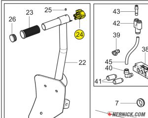 Control Valve C for Rotary Lift Tire Changers (R140, R146, R247D) (VSB2358000)