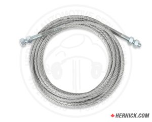 coiled steel equalizing cable measuring approximately 36 feet 7 inches long.