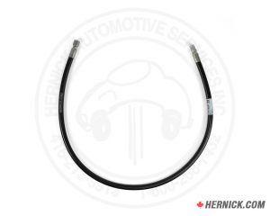 Black reinforced JSJ5-21H hydraulic extension hose measuring 48 inches long.