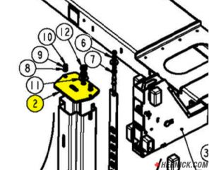 Top Plate, Flame Cut for Challenger Lift (1-3810)