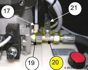 Tee Fitting Power Unit for Challenger Lift (1166030008)