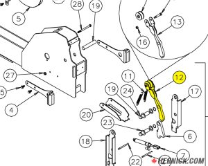 Slack Latch Assembly 4115 for Challenger Lift (40741)