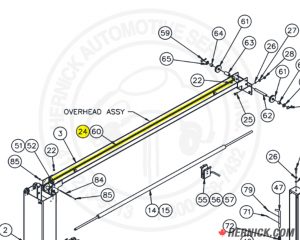 Synch Cable Le10 Eh2 16MM Stud for Challenger Lift (L5-04-00CHH)
