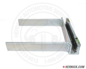 Heavy-duty steel universal outrigger assembly with a rectangular frame