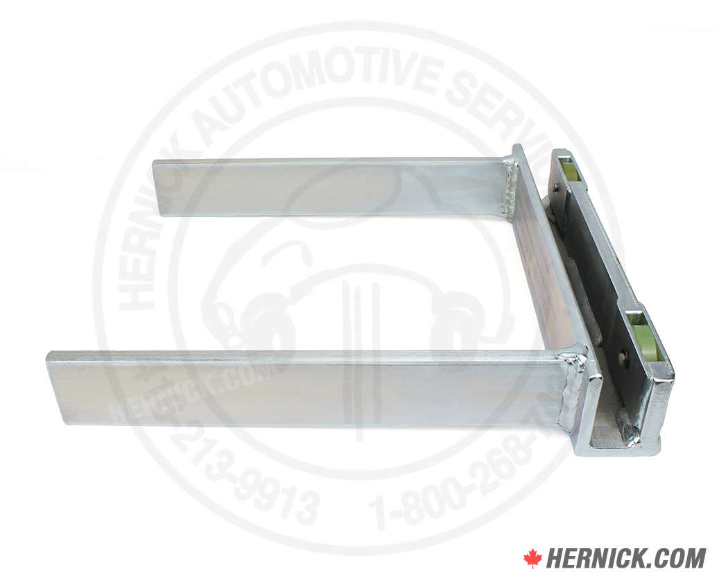 Heavy-duty steel universal outrigger assembly with a rectangular frame