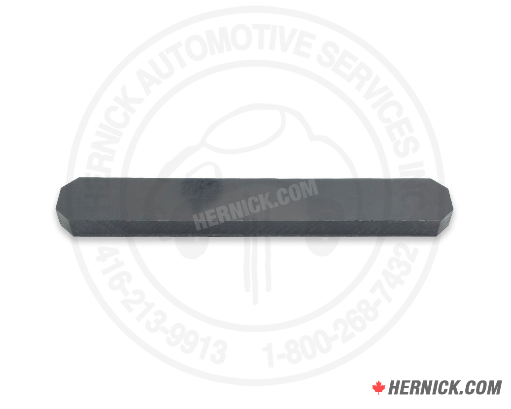Black rectangular high-wear polymer slider wear strip.