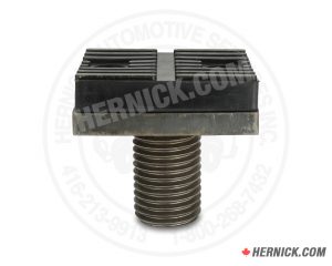Single BH-7150-97FRP ALM-style thread-up lift adapter with a padded 5-inch by 3-7/8-inch contact surface.