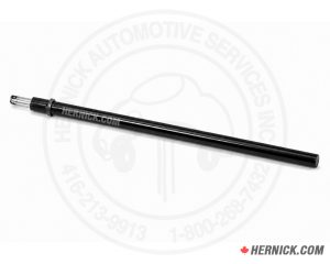 Long heavy-duty steel TPK-style hydraulic cylinder with hydraulic connection and mounting points