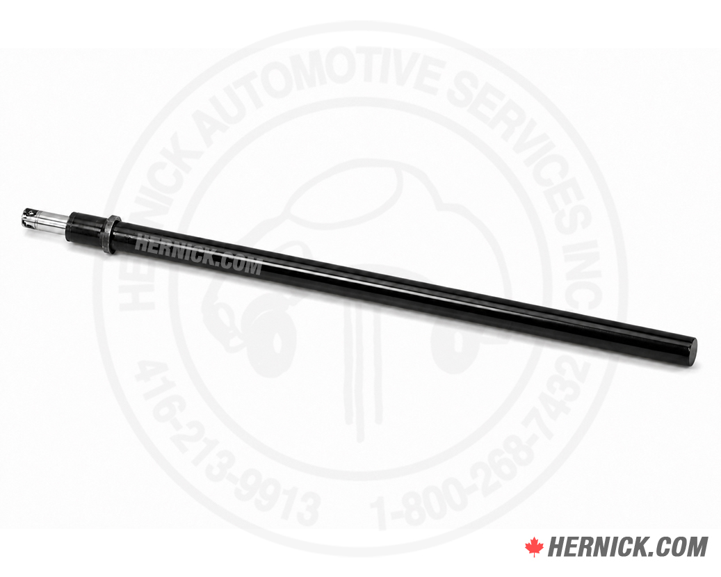 Long heavy-duty steel TPK-style hydraulic cylinder with hydraulic connection and mounting points