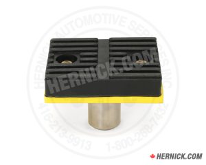 BH-7101-01C generic aftermarket lift adapter assembly with metal adapter base, lifting pad, and 1-1/2-inch diameter drop-in mounting pin