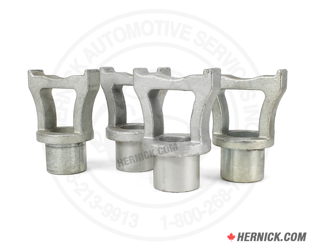 heavy-duty metal axle and truck frame lifting adapters for compatible automotive lift and jack systems.