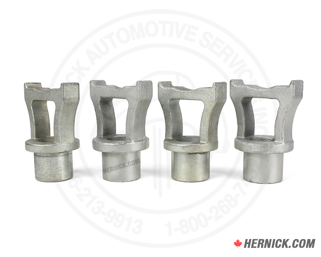 heavy-duty metal axle and truck frame lifting adapters for compatible automotive lift and jack systems.