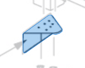 Column Mounting Bracket SPO12 (N440BK) highlighted in an interactive parts breakdown