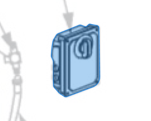 Capacitor Box (FA7147-1) highlighted in an interactive parts breakdown