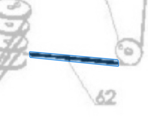 1/2" Cable B 156" (H4P-5002-1) highlighted in an interactive parts breakdown