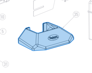 Column Base Plate Cover, Am (N539) highlighted in an interactive parts breakdown