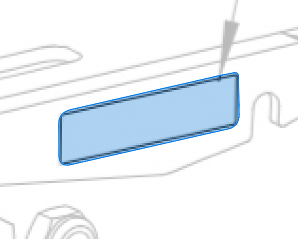 Warning Nameplate (NP1207) highlighted in an interactive parts breakdown