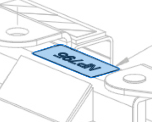 Warning & Capacity Name Plate (NP795) highlighted in an interactive parts breakdown