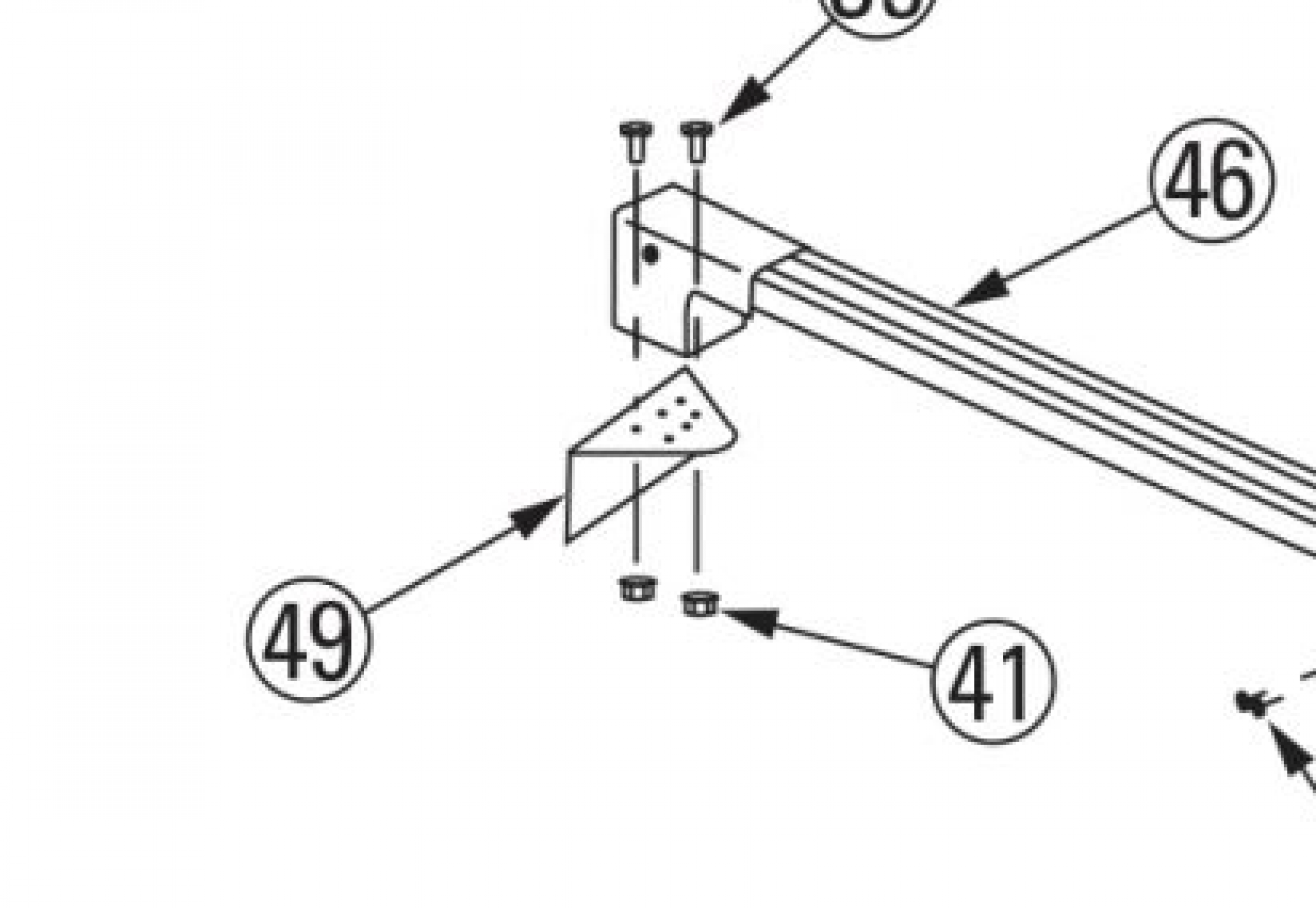Highlighted location of this part in an interactive parts breakdown