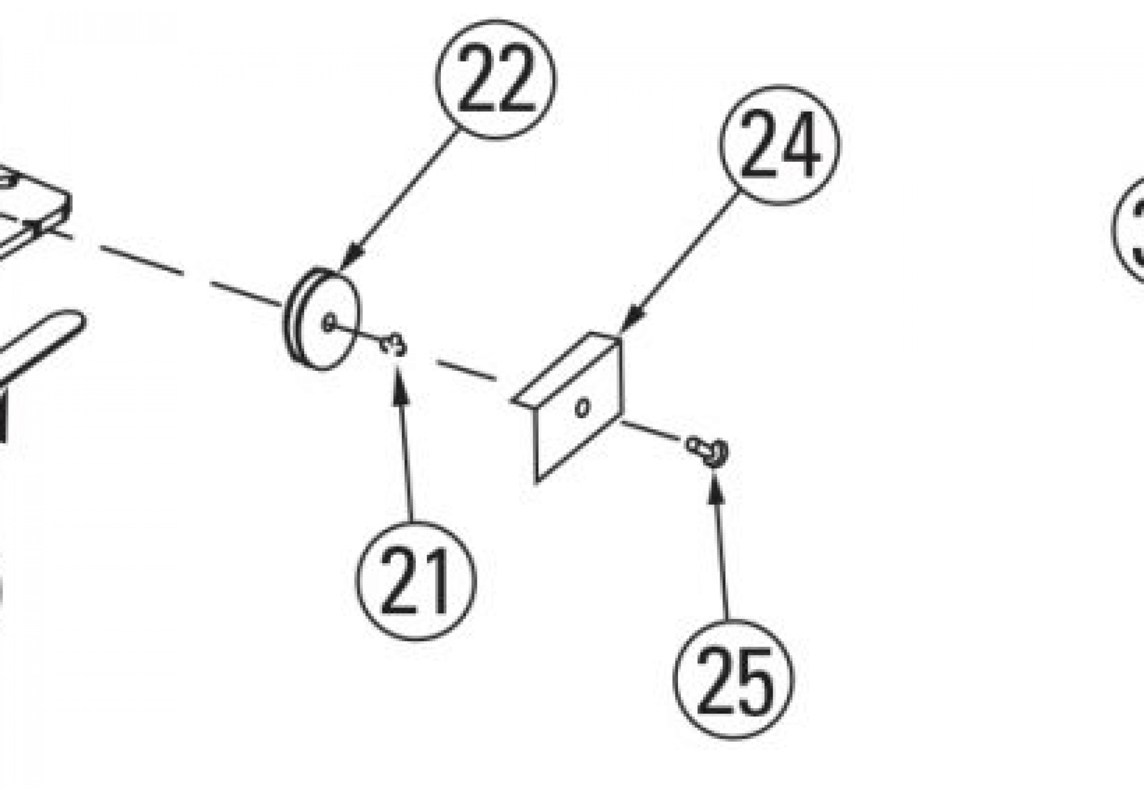 Highlighted location of this part in an interactive parts breakdown