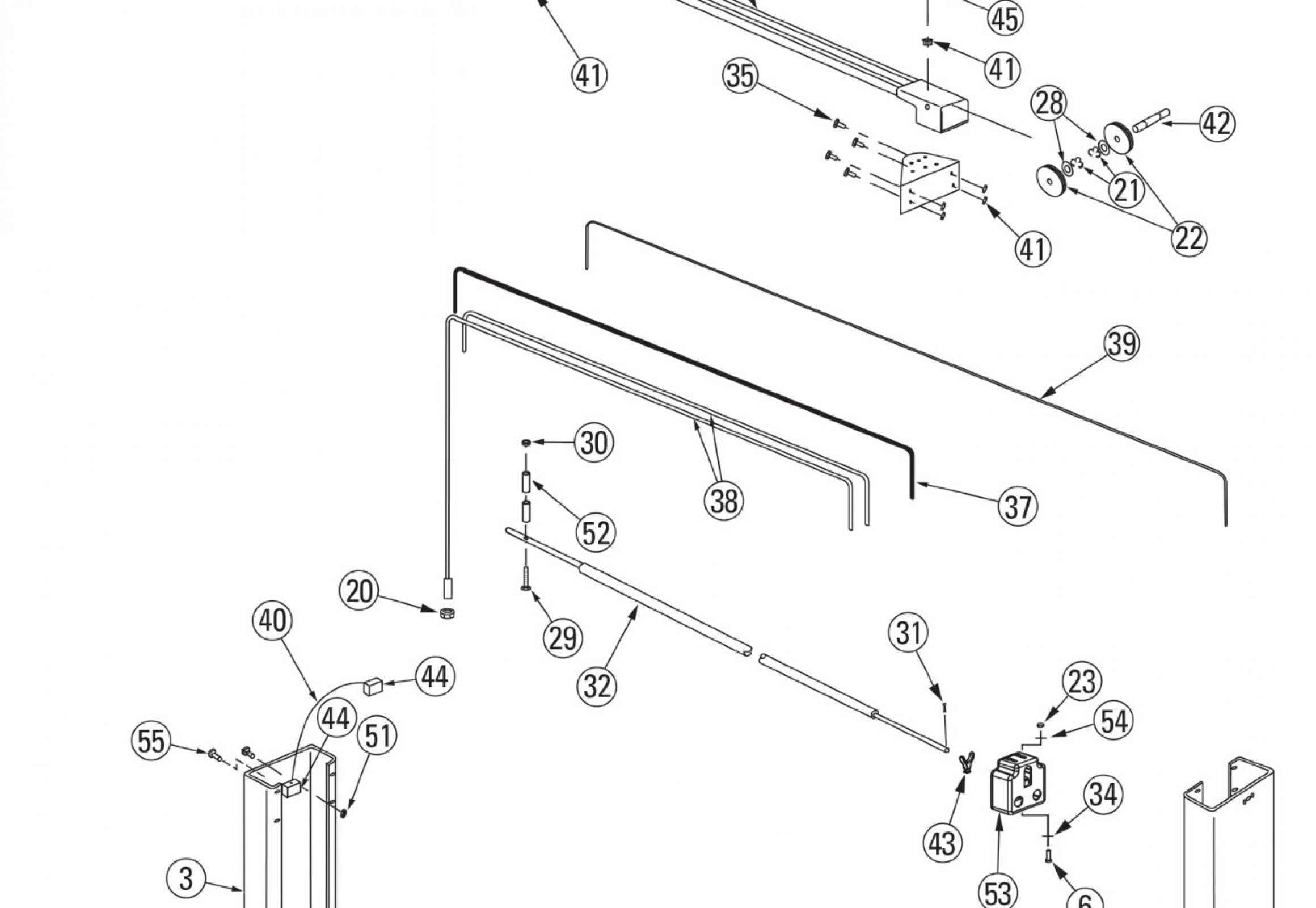 Highlighted location of this part in an interactive parts breakdown