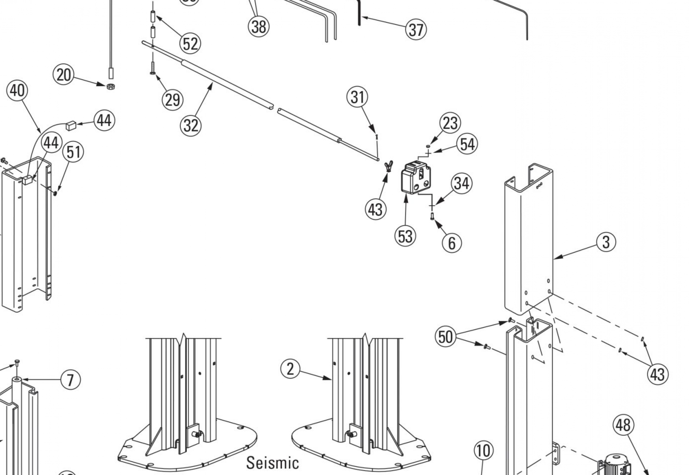 Highlighted location of this part in an interactive parts breakdown