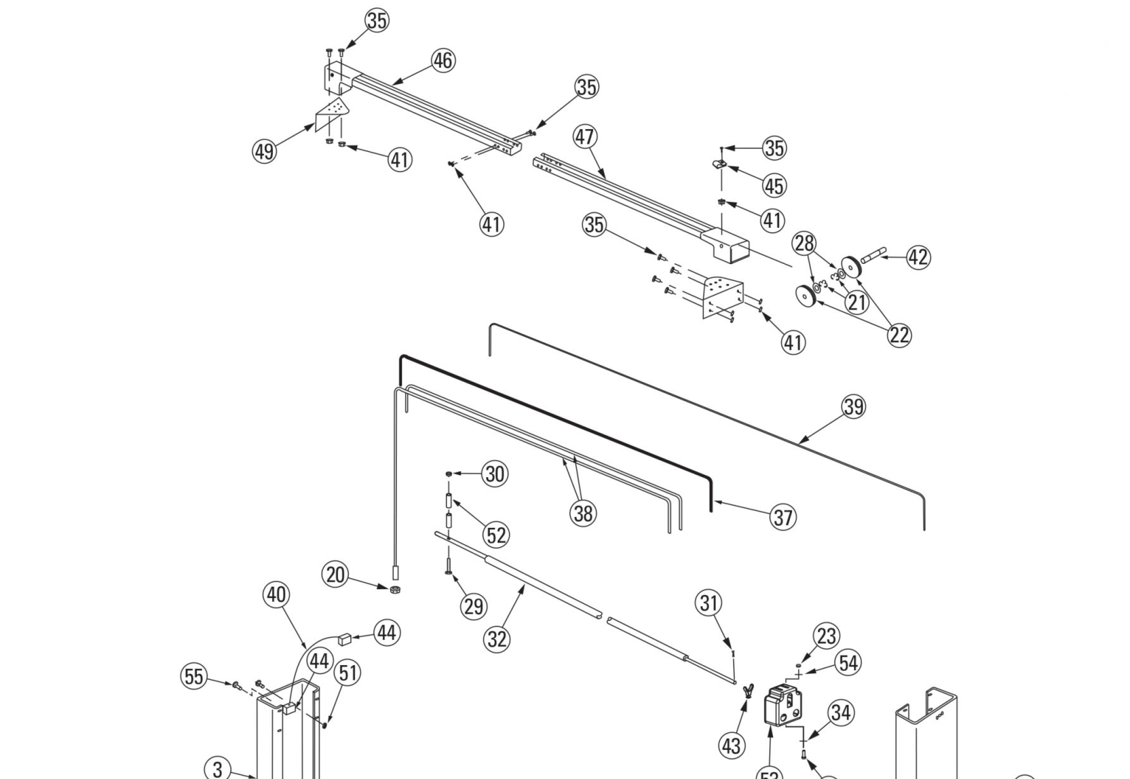 Highlighted location of this part in an interactive parts breakdown