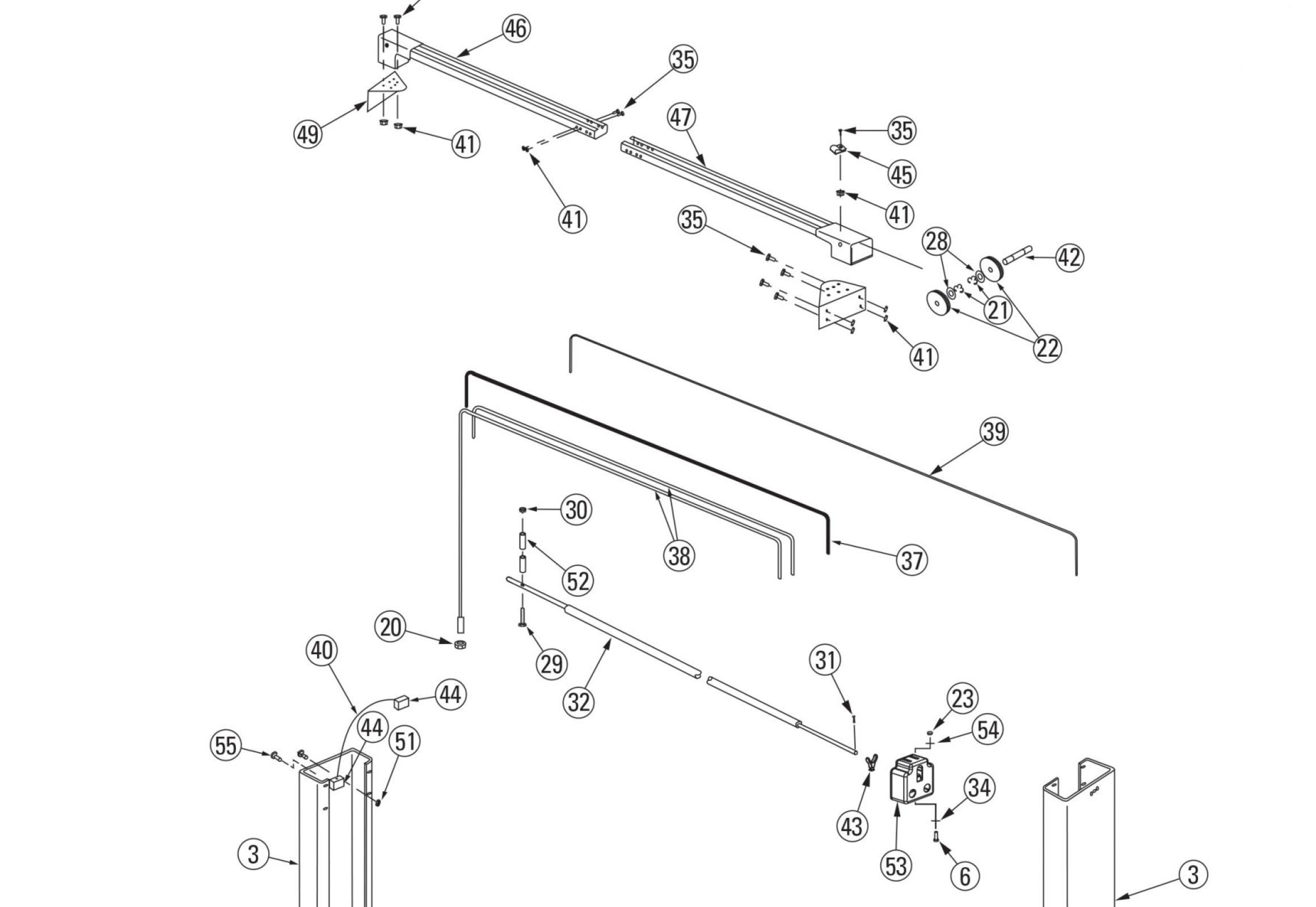 Highlighted location of this part in an interactive parts breakdown