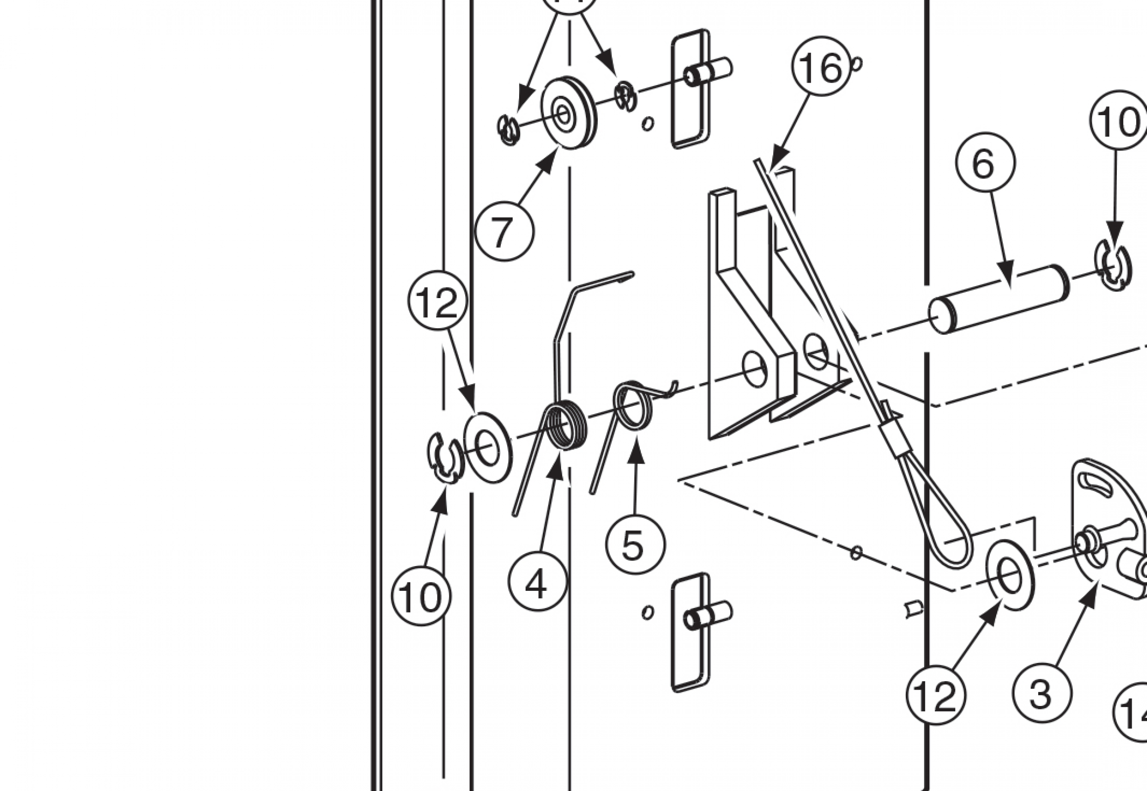 Highlighted location of this part in an interactive parts breakdown