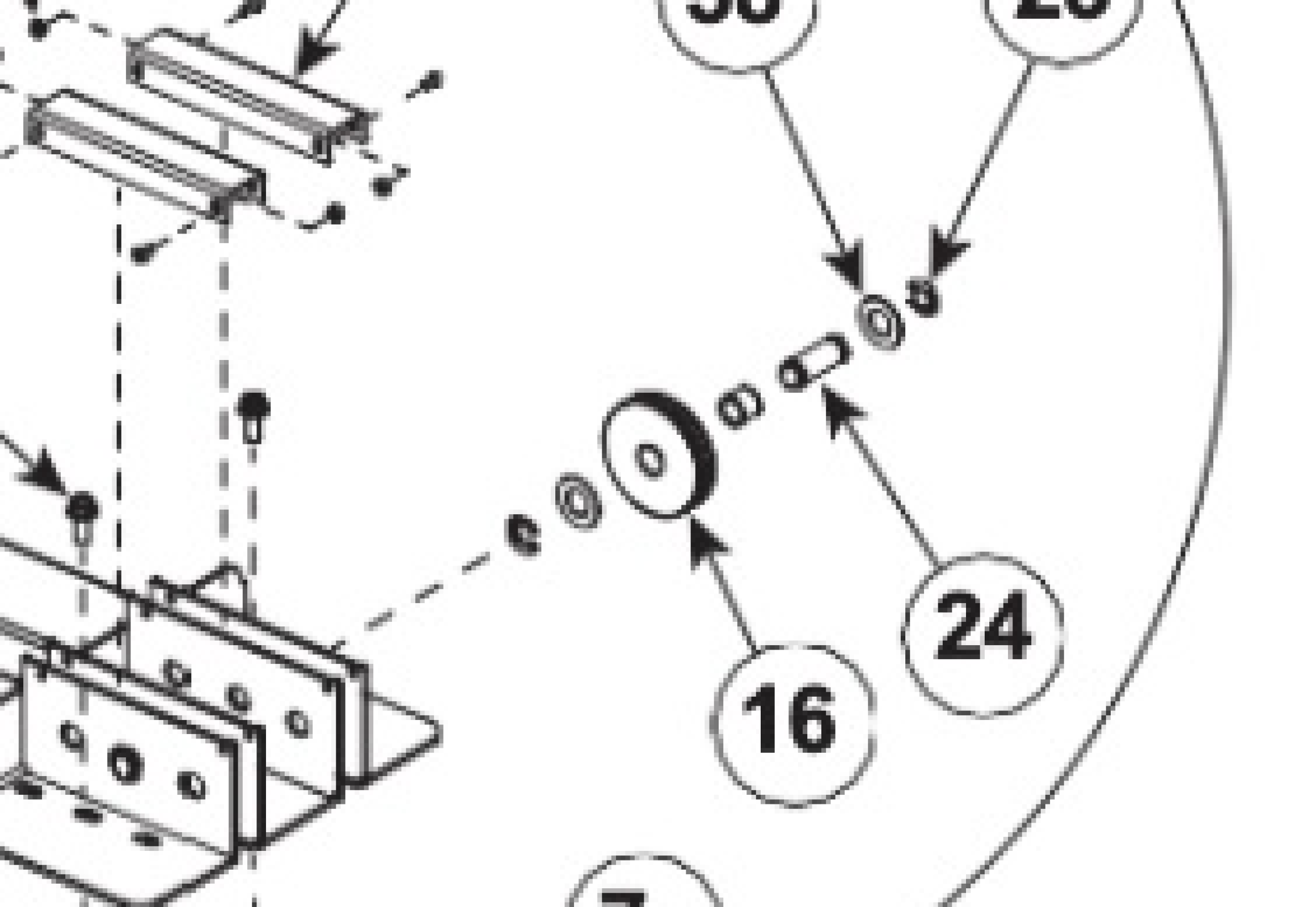 Highlighted location of this part in an interactive parts breakdown