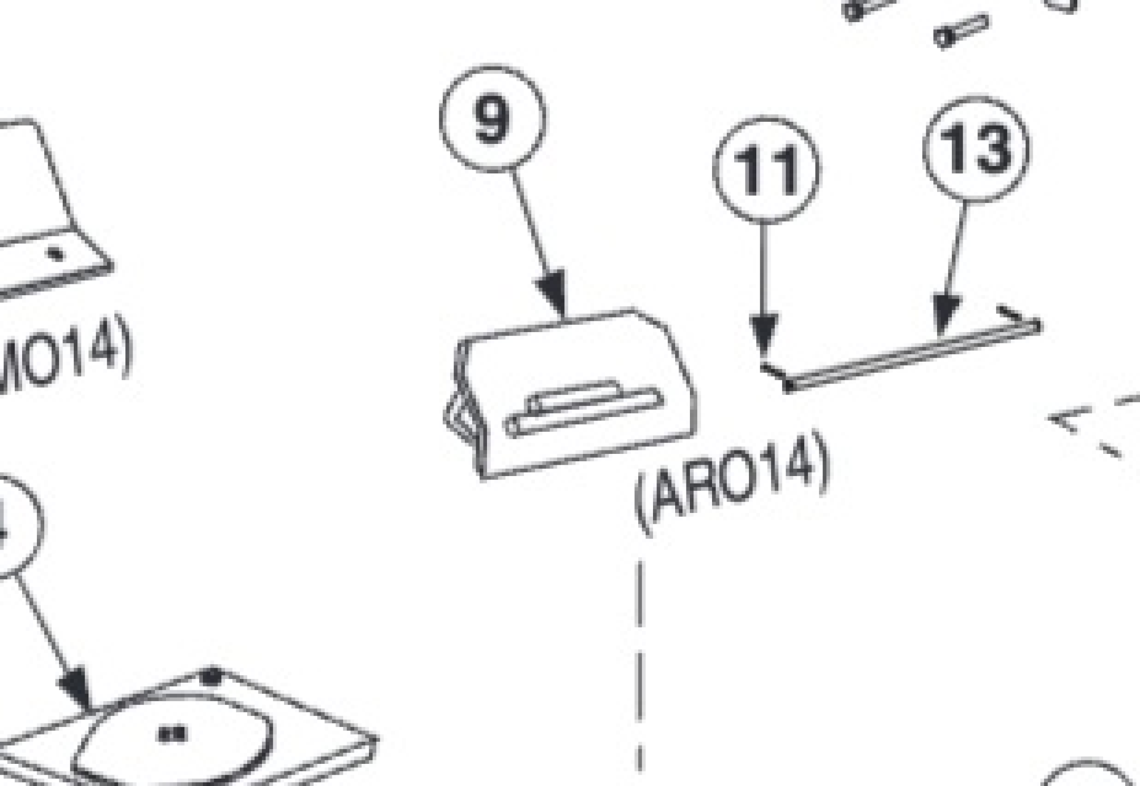 Highlighted location of this part in an interactive parts breakdown