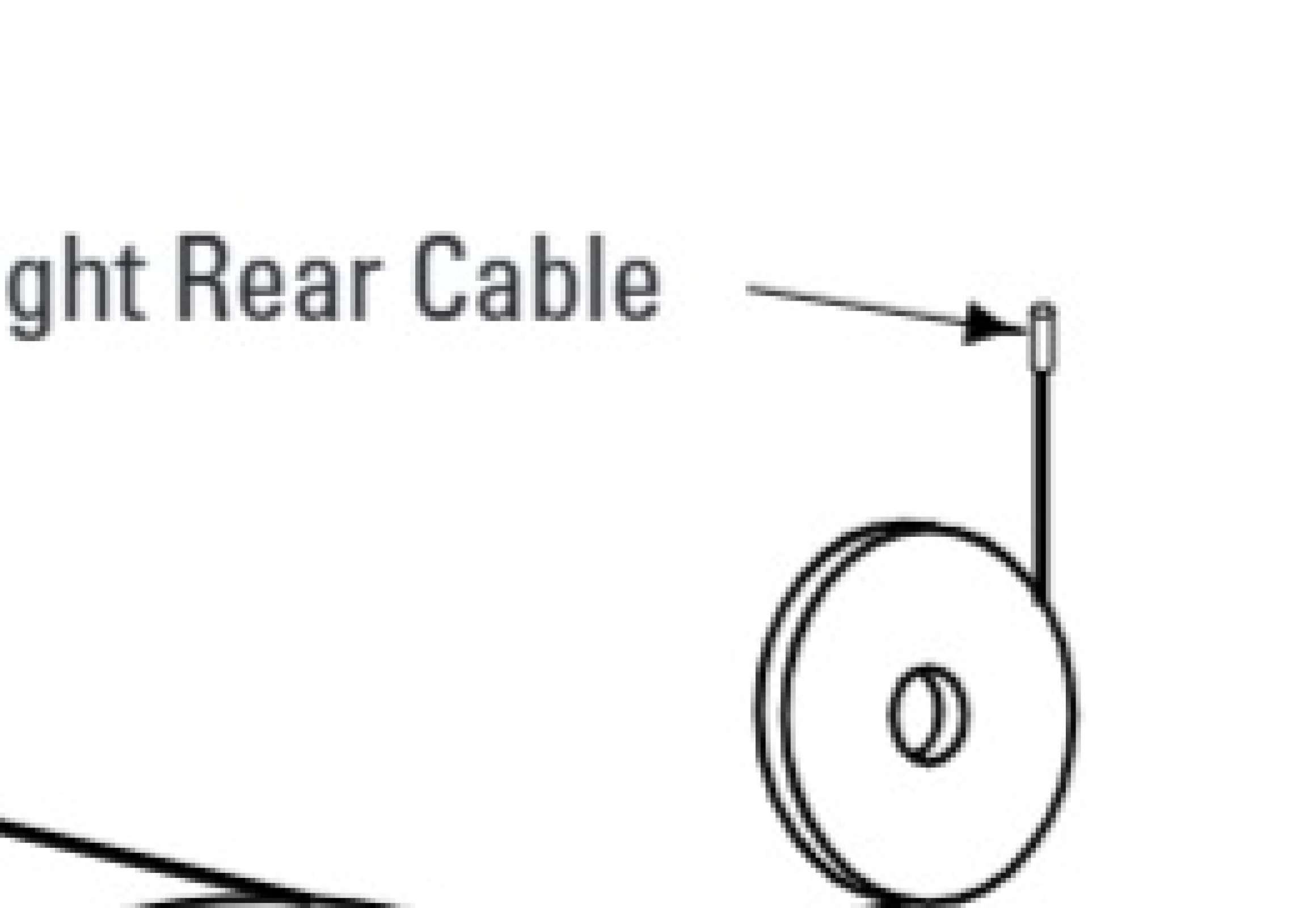 Highlighted location of this part in an interactive parts breakdown
