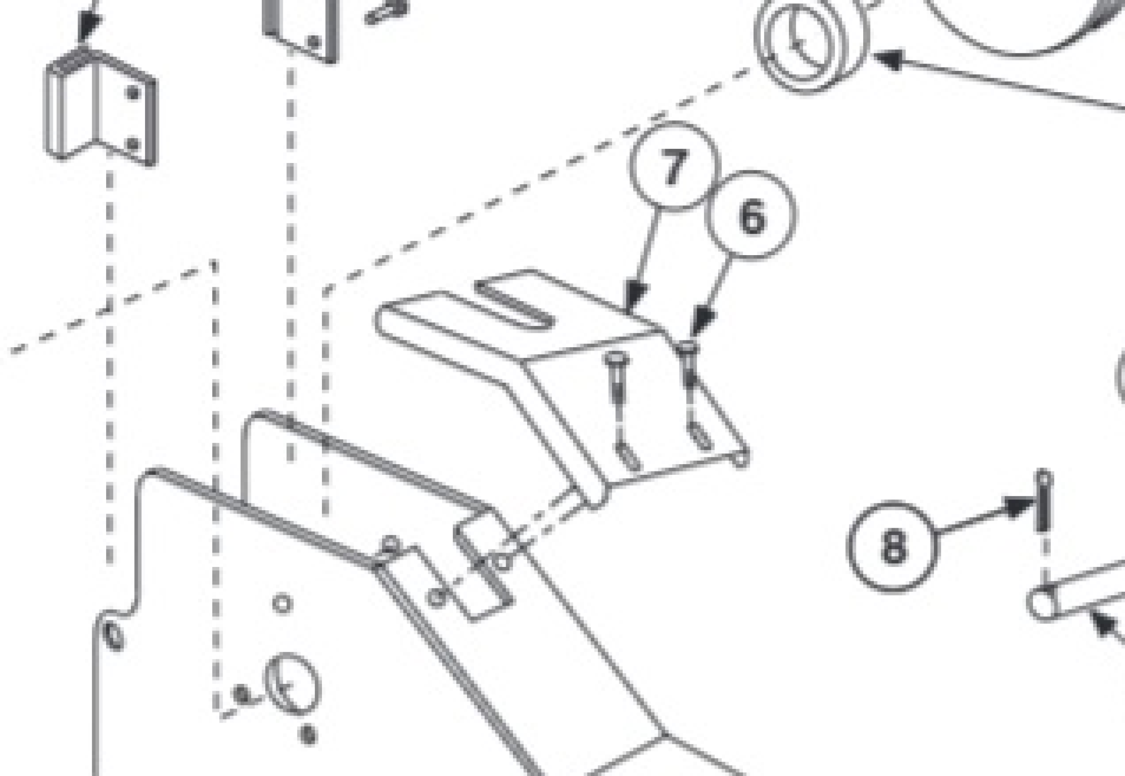 Highlighted location of this part in an interactive parts breakdown