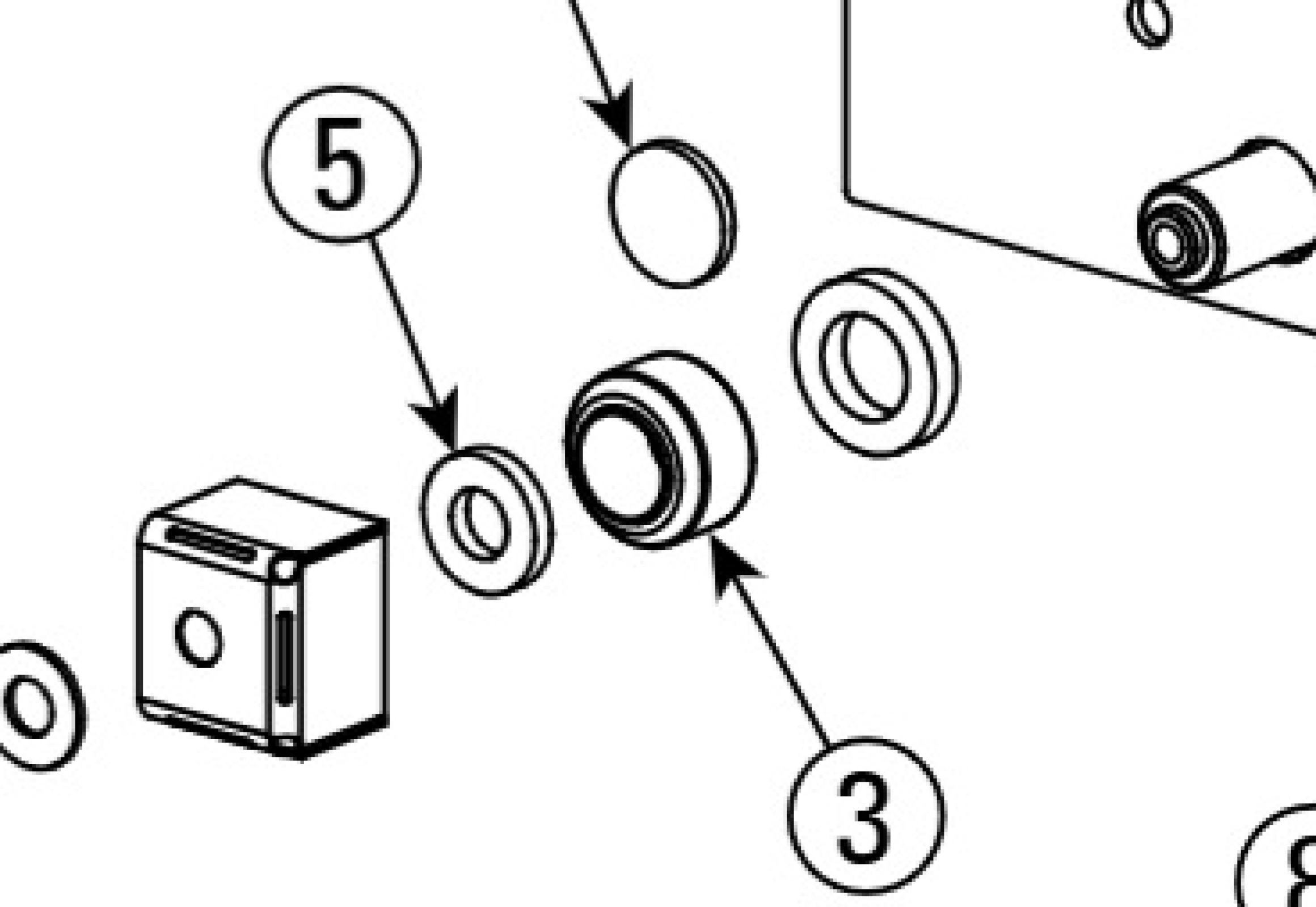 Highlighted location of this part in an interactive parts breakdown