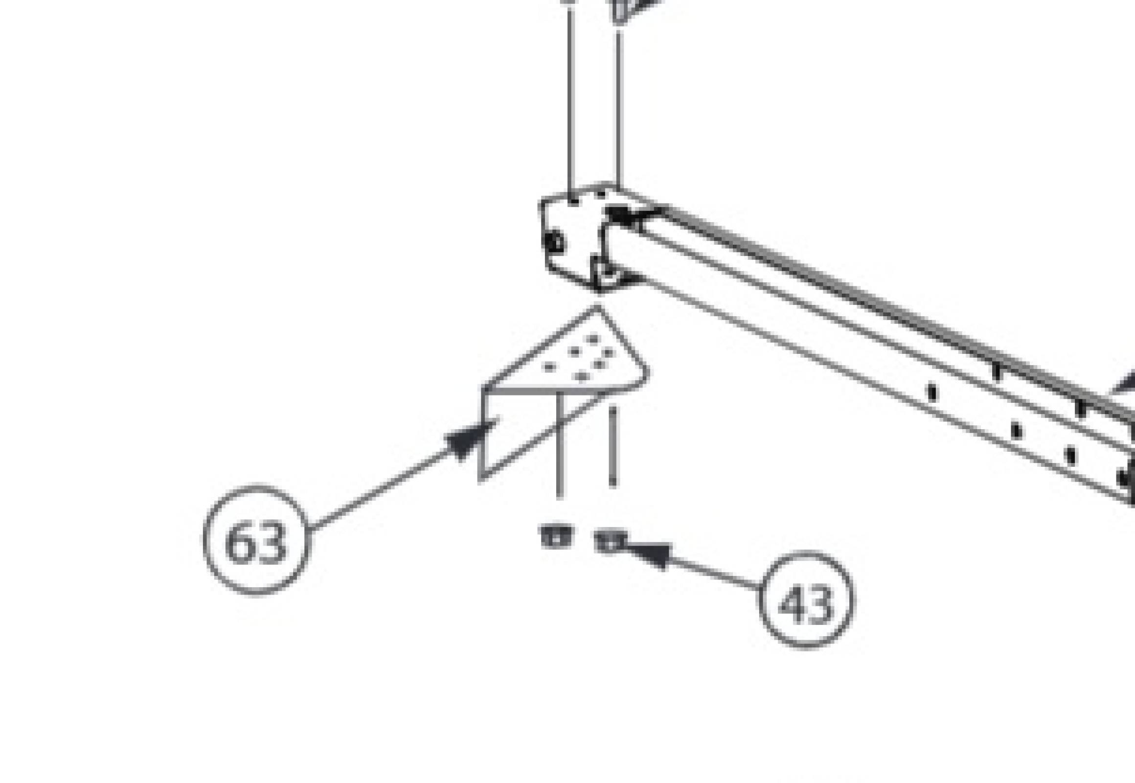 Highlighted location of this part in an interactive parts breakdown