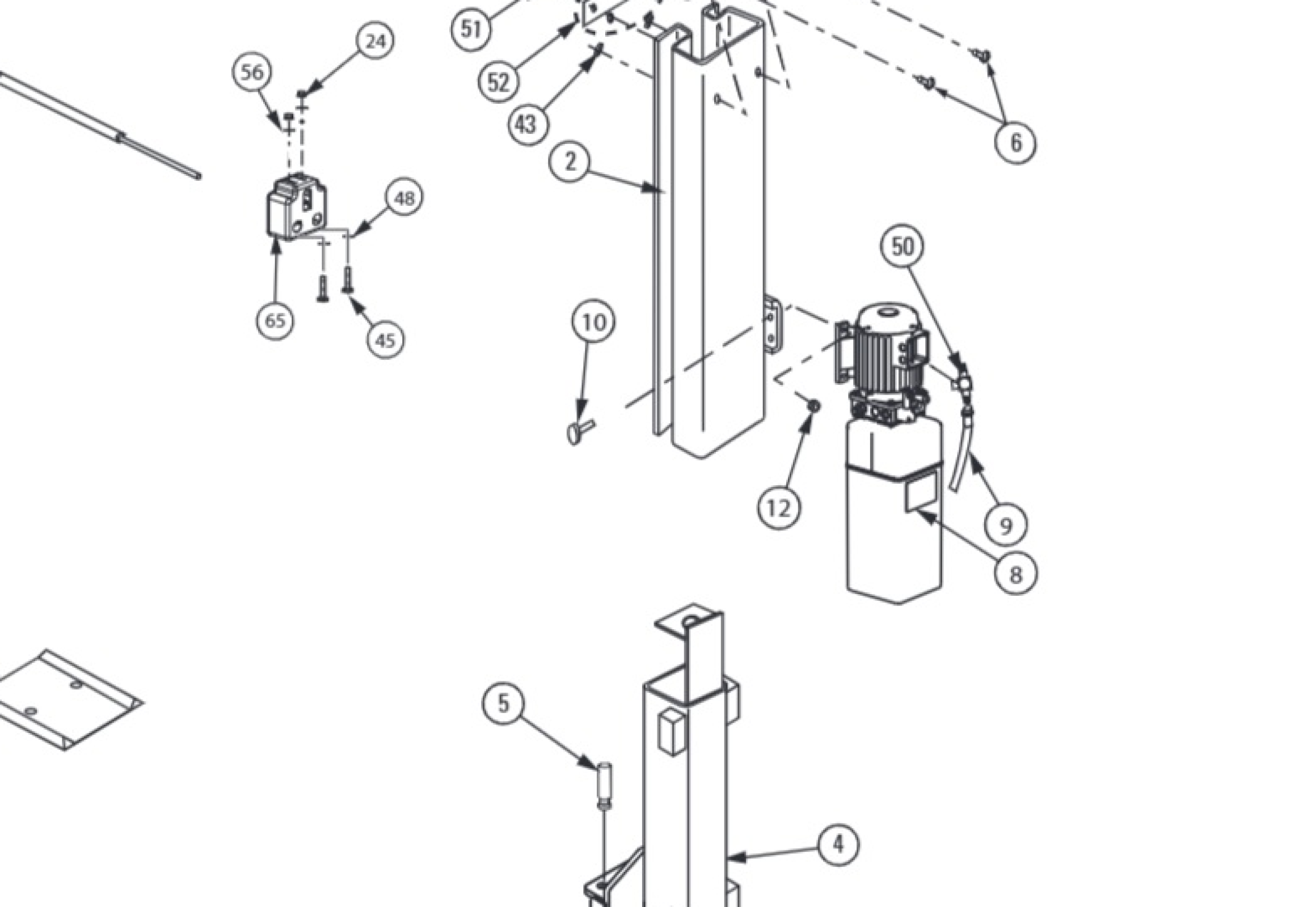 Highlighted location of this part in an interactive parts breakdown
