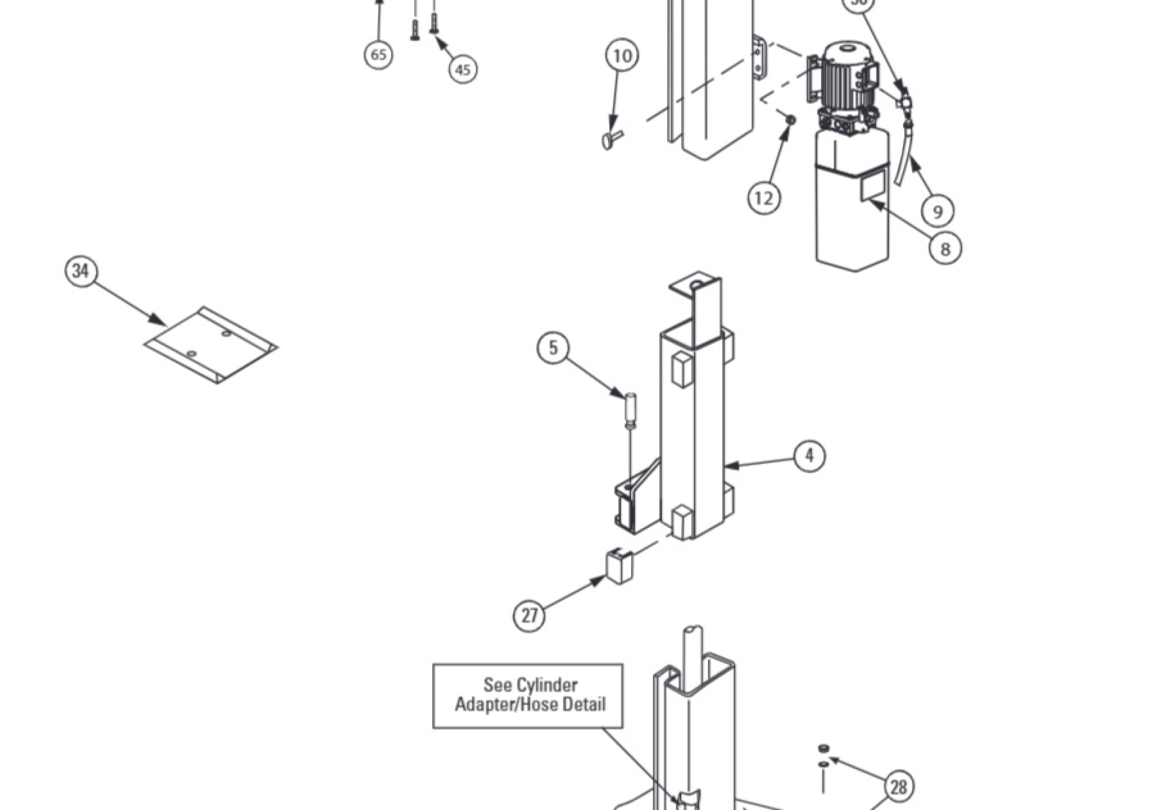Highlighted location of this part in an interactive parts breakdown