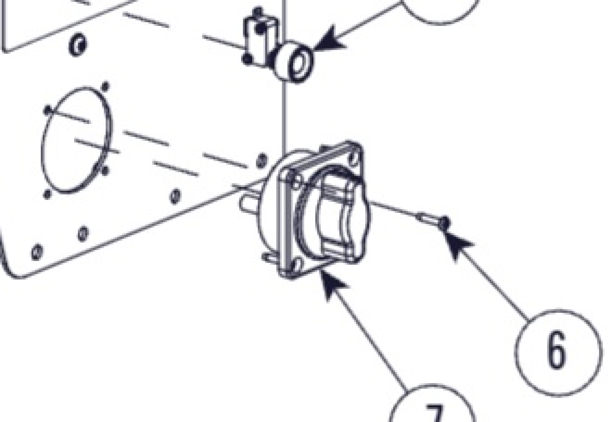Highlighted location of this part in an interactive parts breakdown
