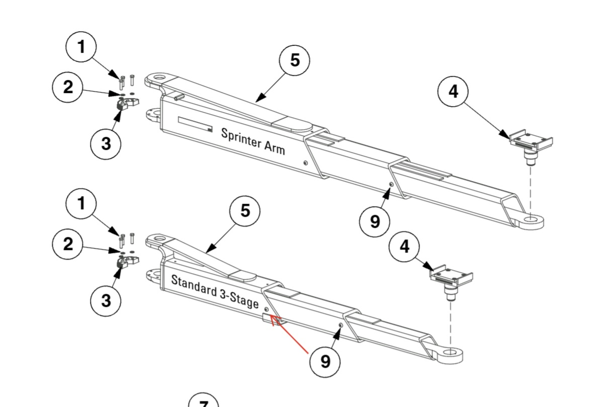 Highlighted location of this part in an interactive parts breakdown