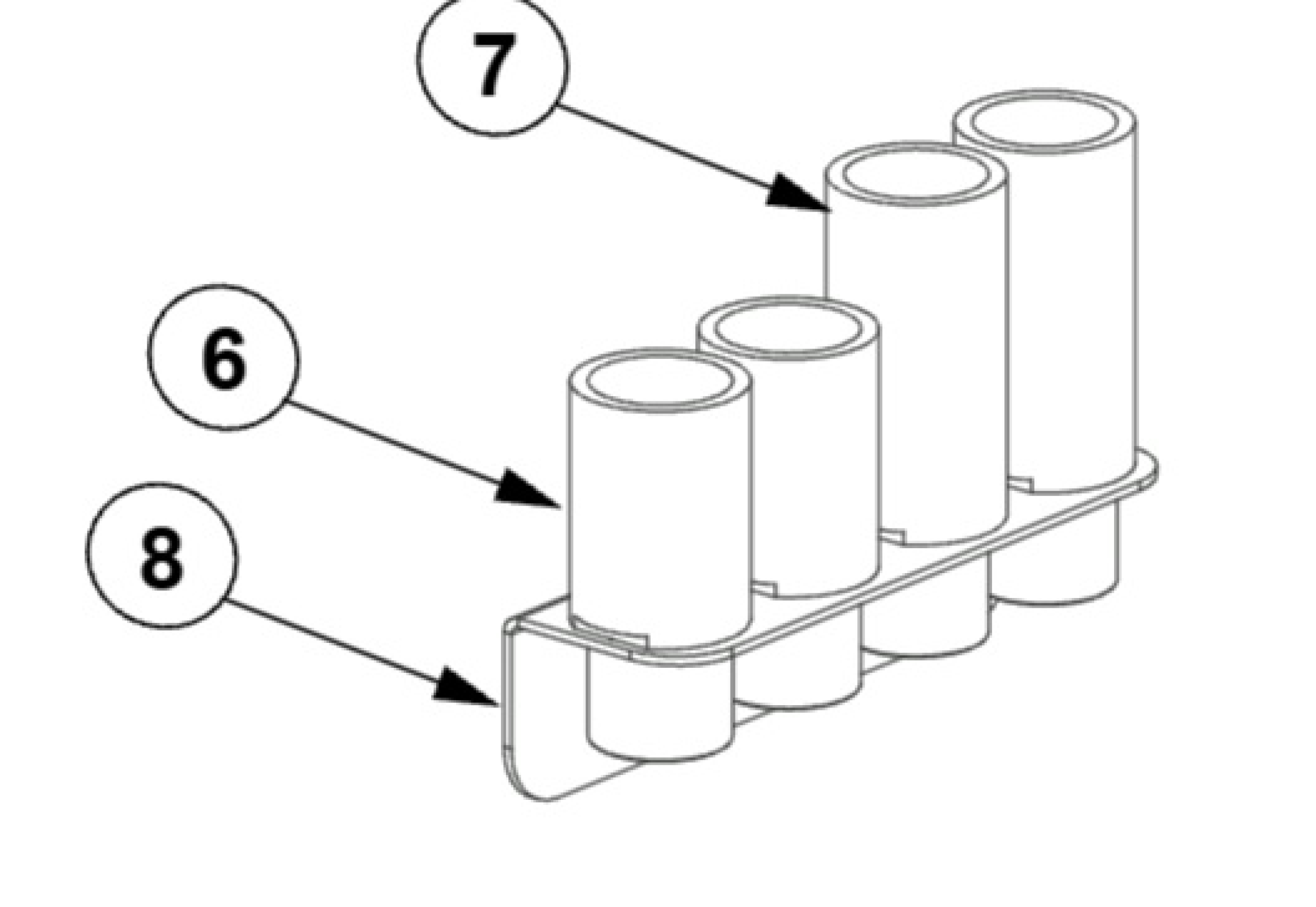 Highlighted location of this part in an interactive parts breakdown