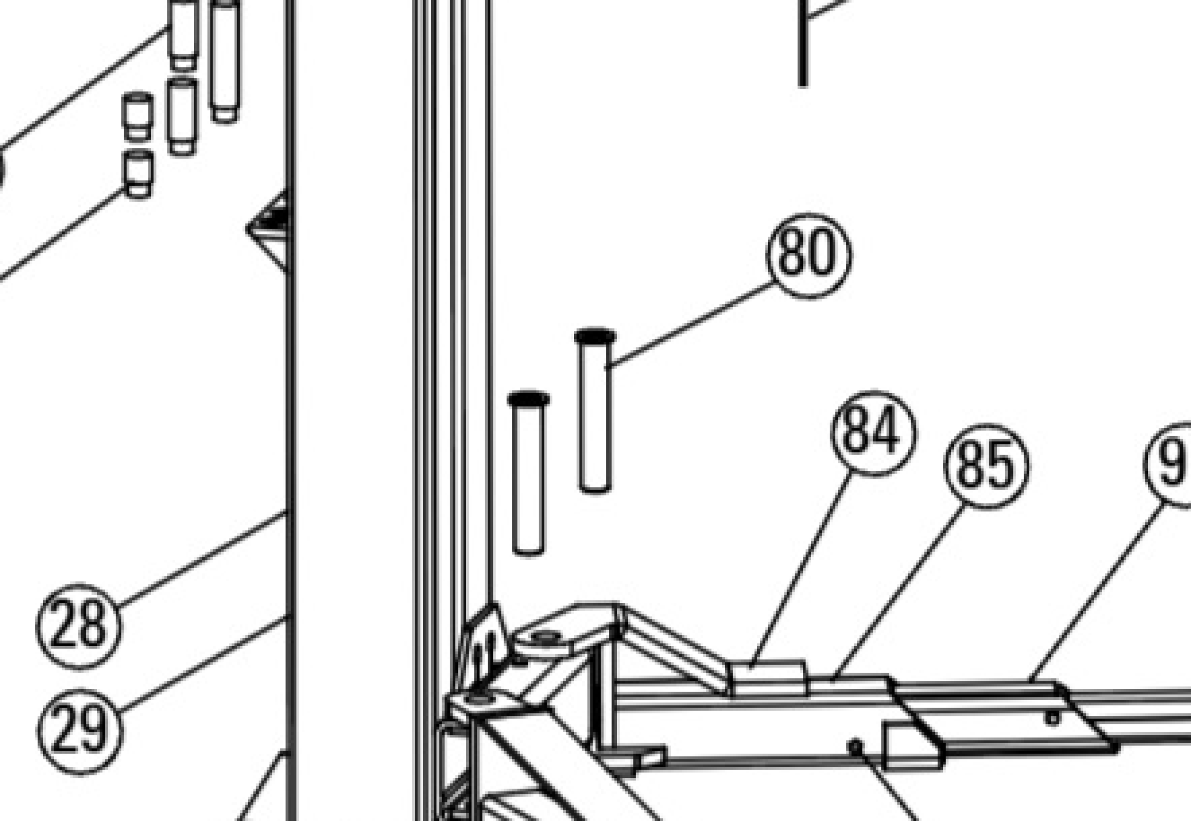 Highlighted location of this part in an interactive parts breakdown