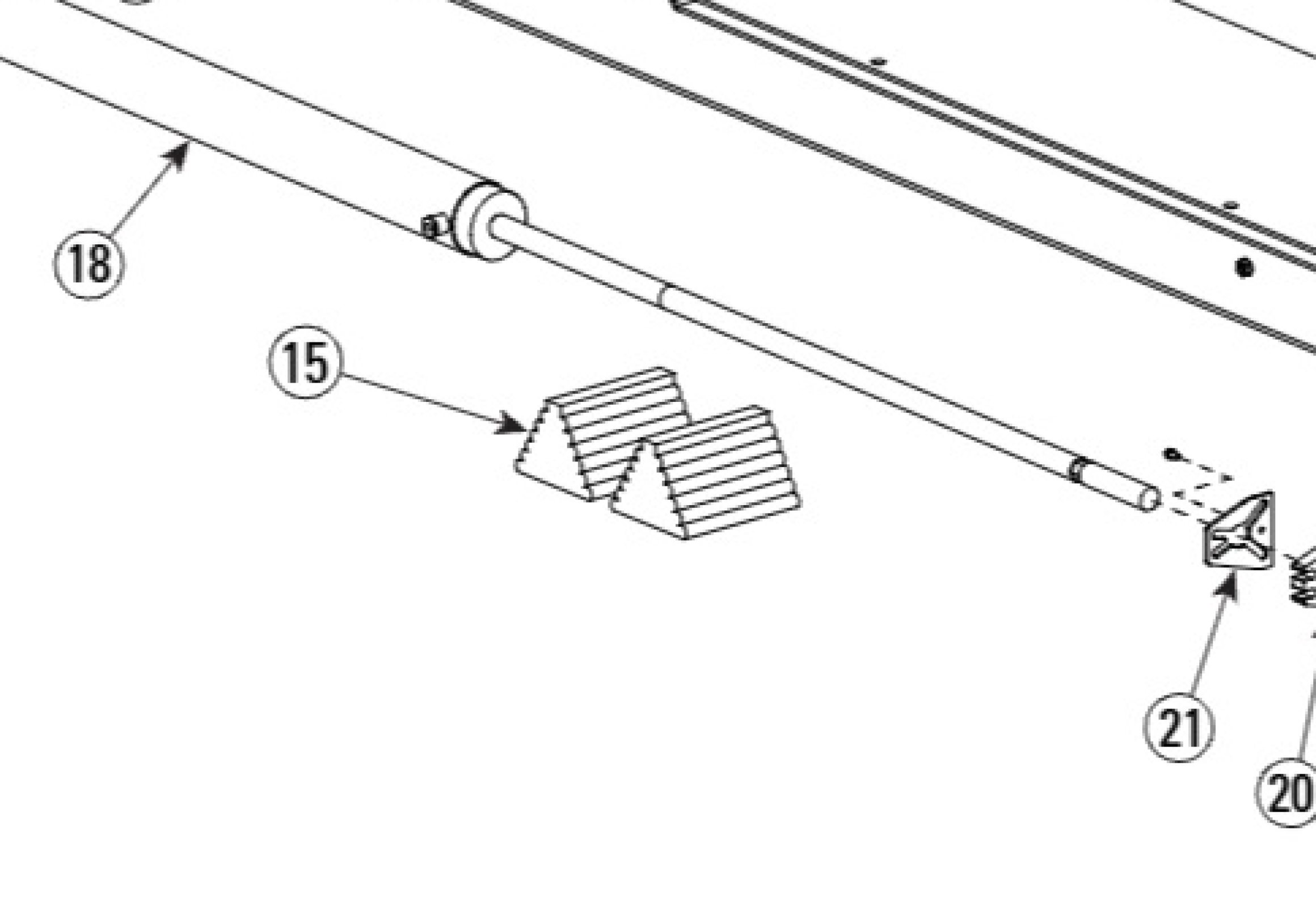 Highlighted location of this part in an interactive parts breakdown