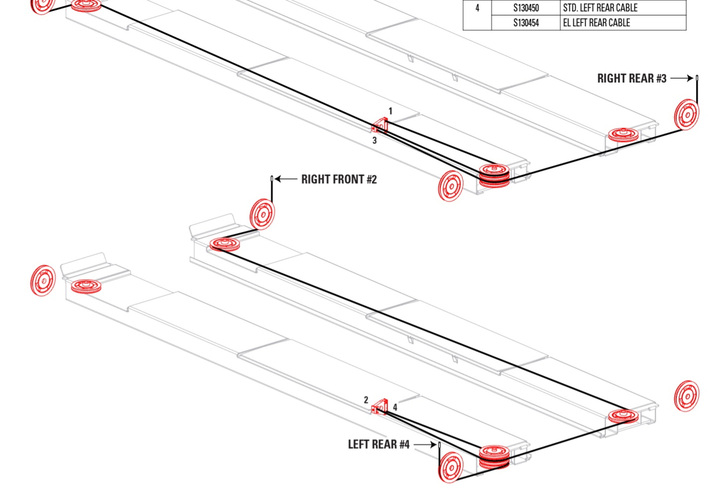 Highlighted location of this part in an interactive parts breakdown
