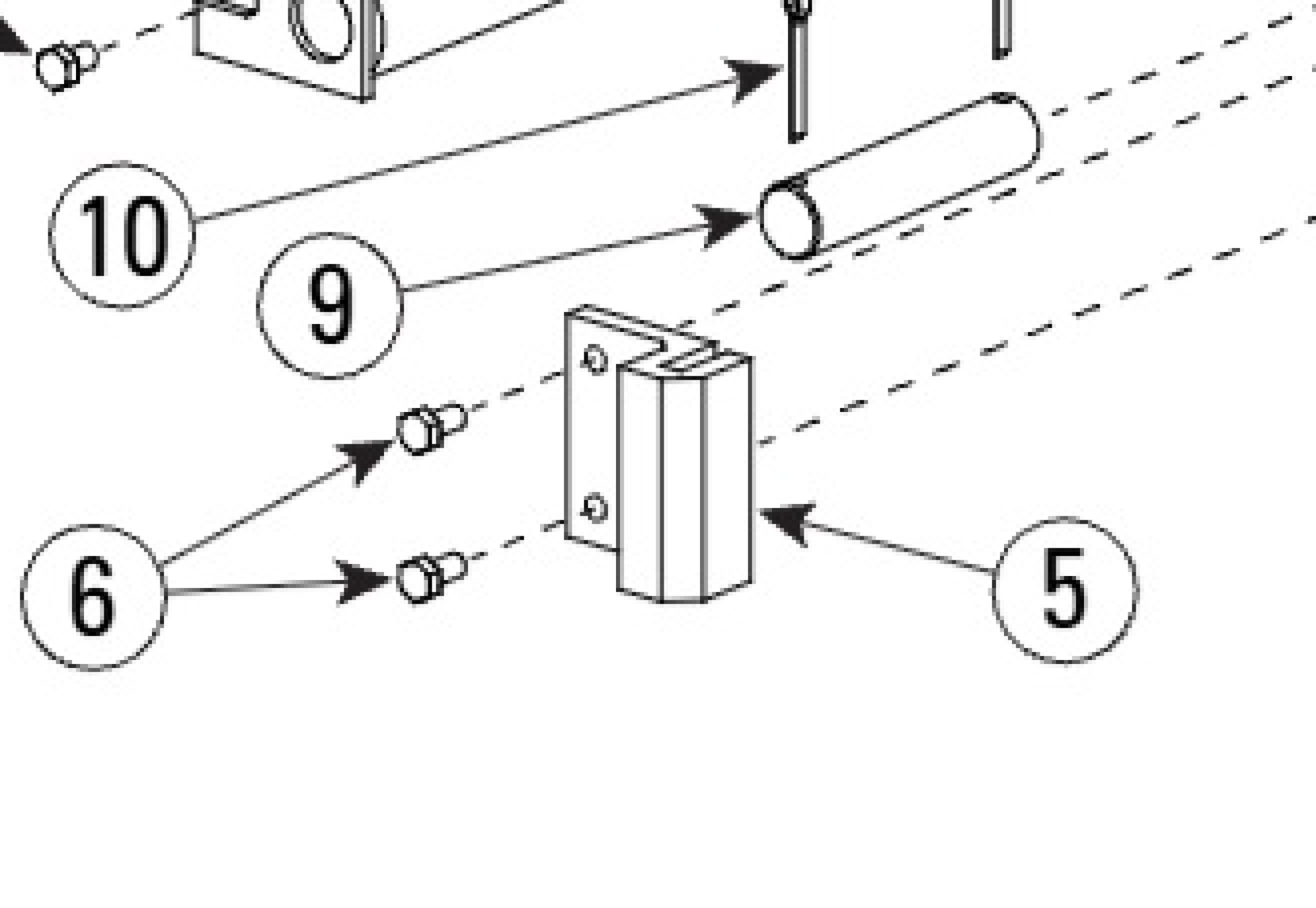 Highlighted location of this part in an interactive parts breakdown