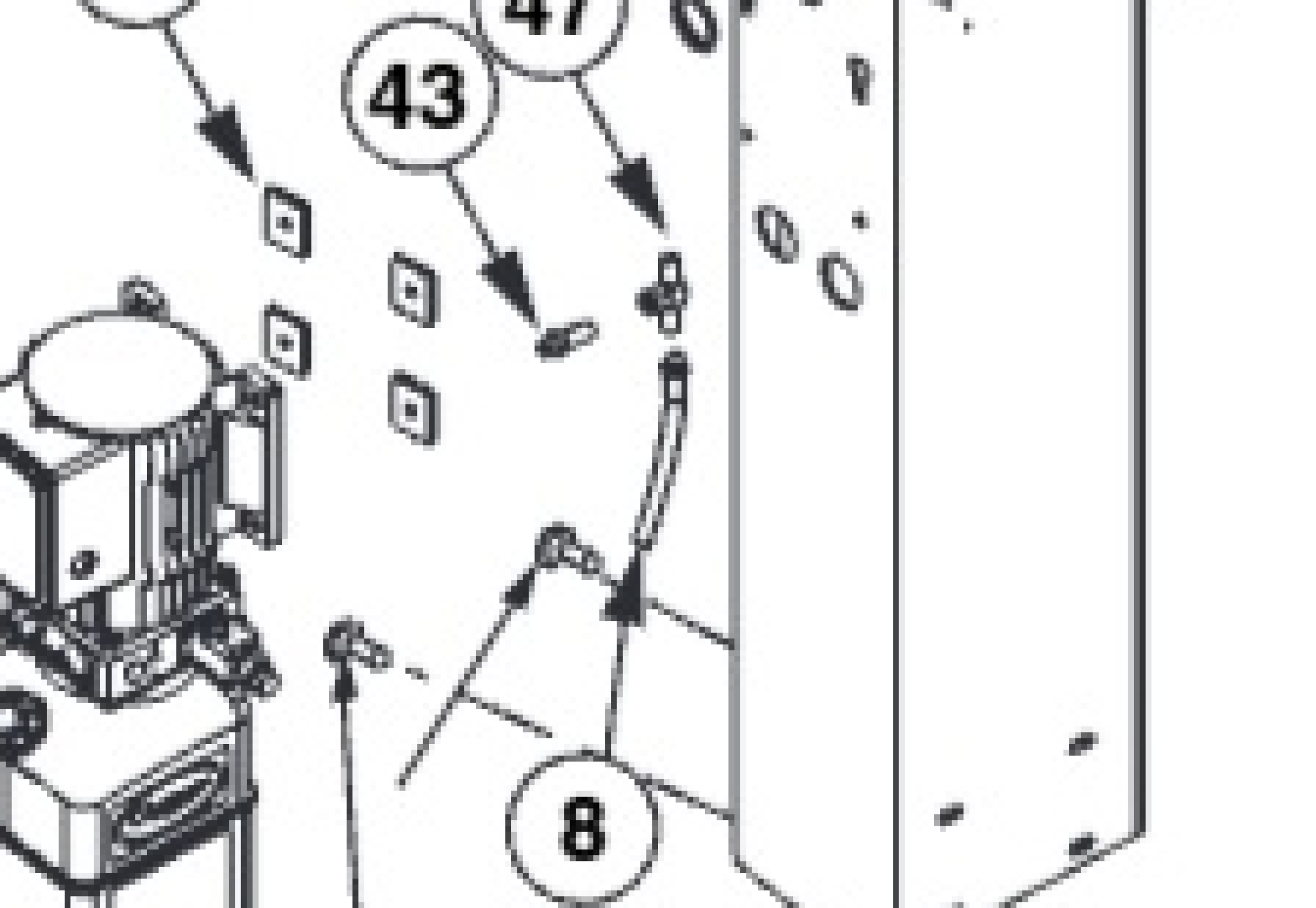 Highlighted location of this part in an interactive parts breakdown