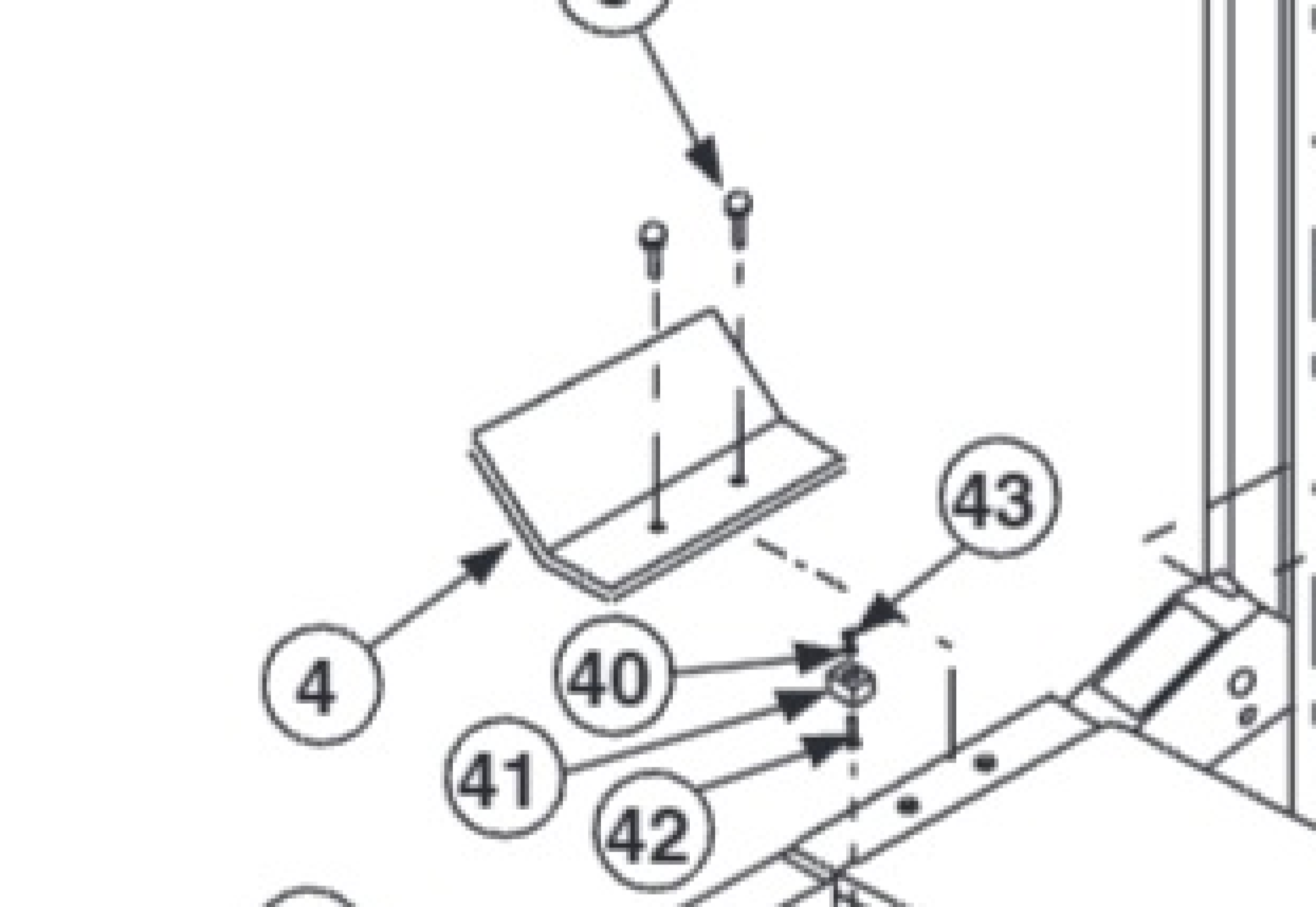 Highlighted location of this part in an interactive parts breakdown
