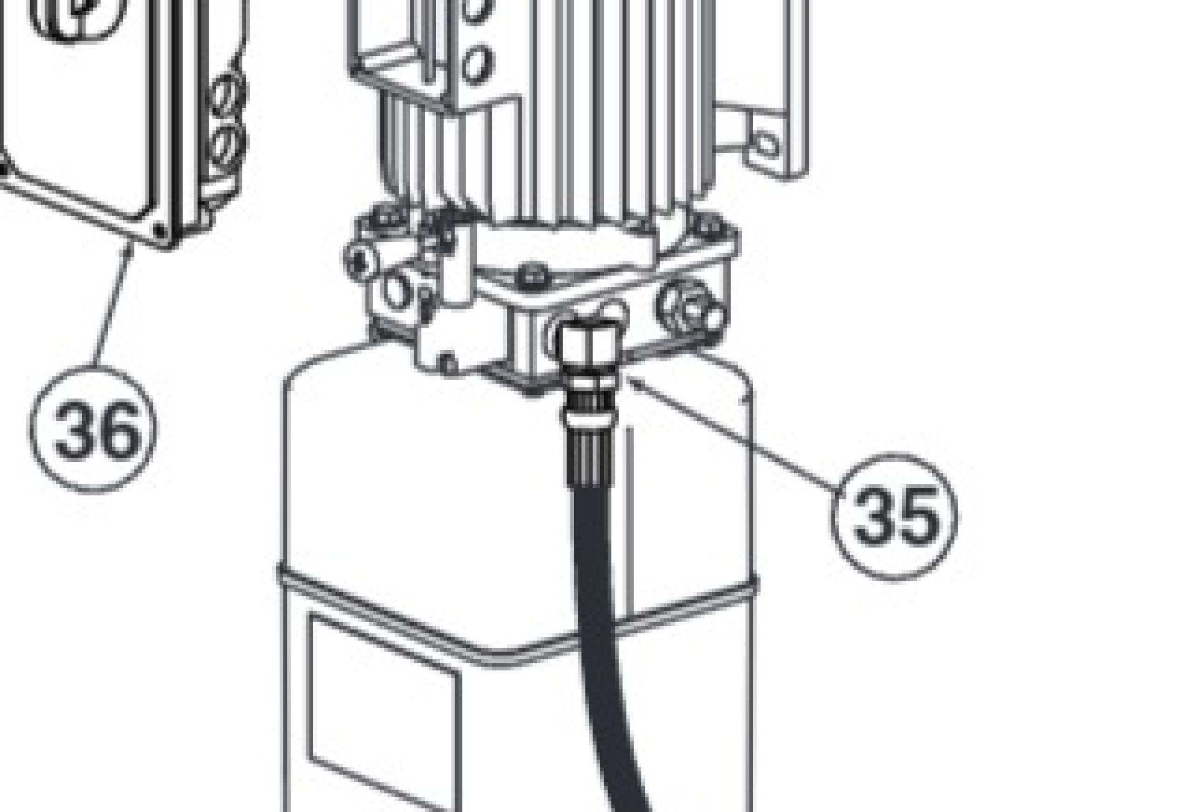 Highlighted location of this part in an interactive parts breakdown