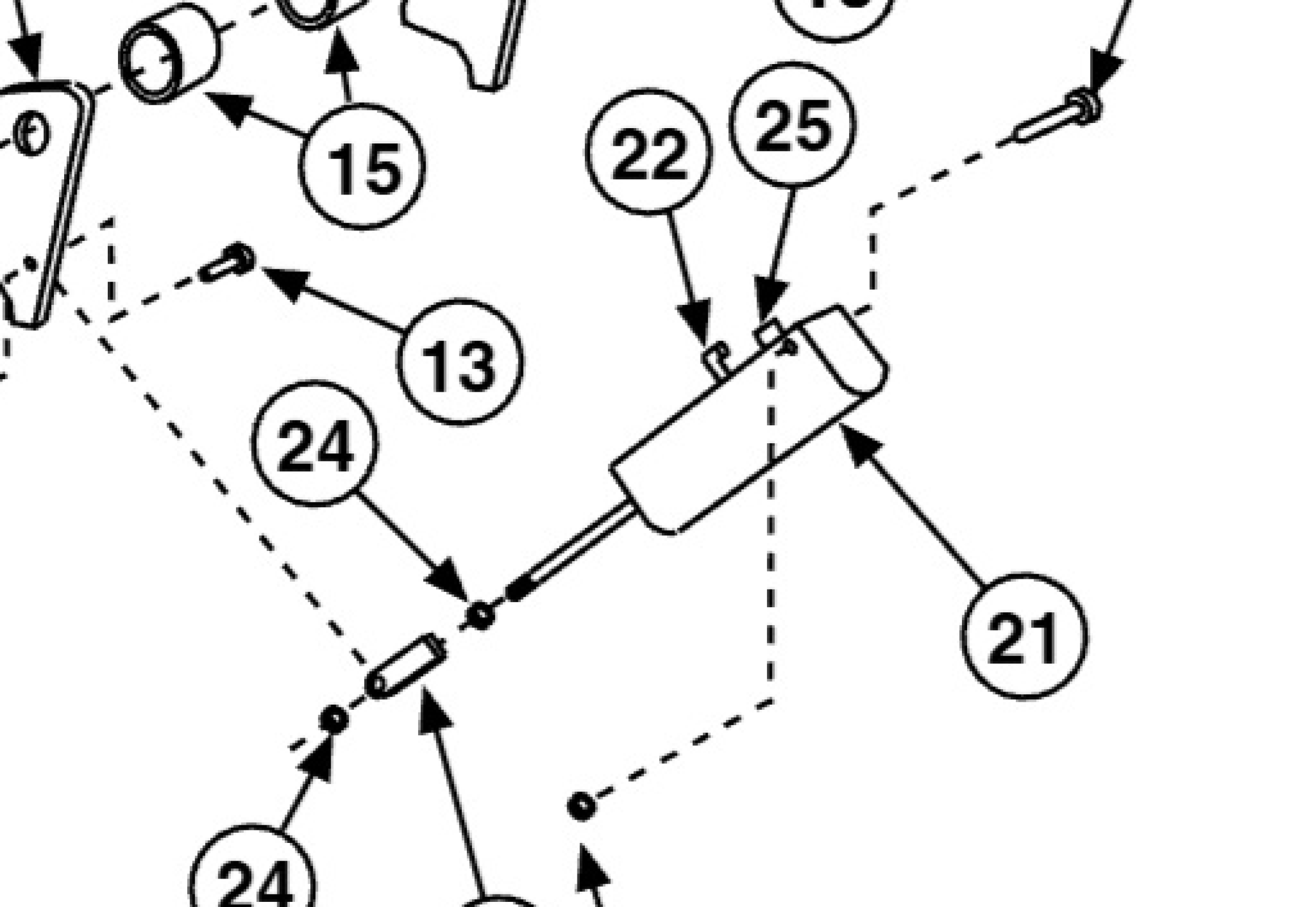 Highlighted location of this part in an interactive parts breakdown