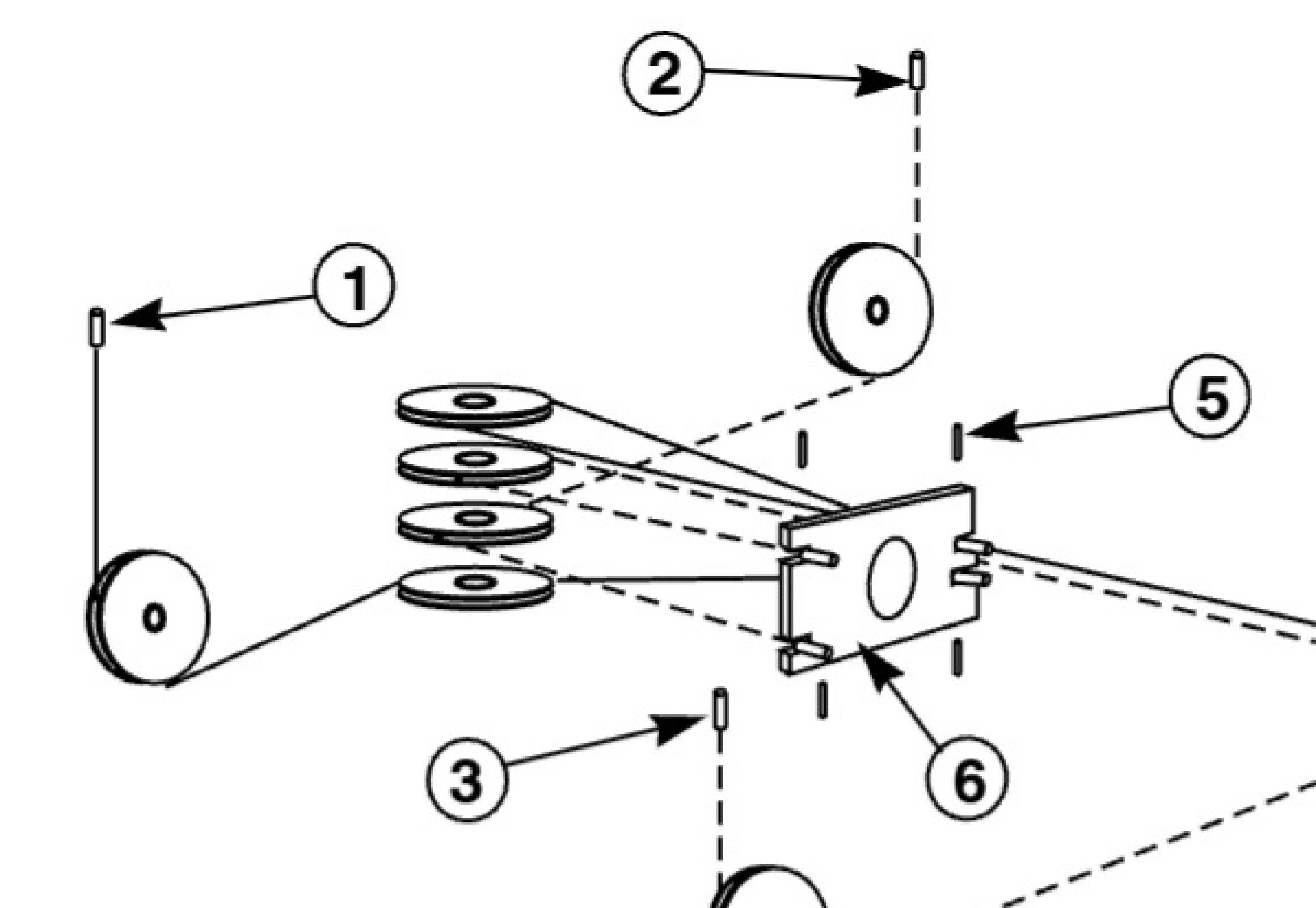 Highlighted location of this part in an interactive parts breakdown